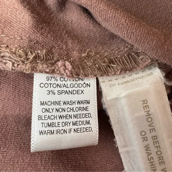 Women's LOFT Size Large Petit, Brown, Button Down - Picture 8 of 8